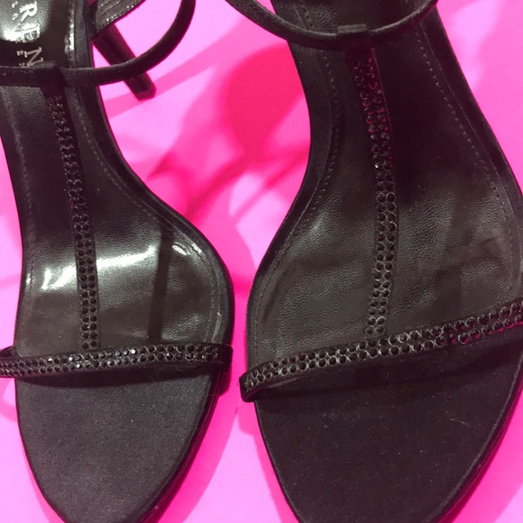 LAUREN RALPH LAUREN Open Toe Strap Heels - Picture 3 of 8